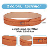 2Pcs 2 Colors PU Leather Chain Belts FIND-GO0001-58-2