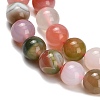 Natural Agate Beads Strands G-F814-A02-10mm-4