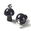 Synthetic Blue Goldstone Pendants GG-CBAA0EE-05P-23-2