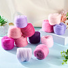 60G 12 Colors Needle Felting Wool Roving DIY-TA0012-85-5