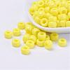 Opaque Acrylic European Large Hole Beads PL338-2-2
