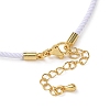 2MM Round Nylon Milan Cord Necklace Makings MAK-F038-C32-G-2