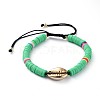 (Jewelry Parties Factory Sale)Adjustable Nylon Cord Braided Bead Bracelets BJEW-JB04886-2