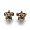 Tibetan Style Alloy Beads TIBEB-01-AB-NR-2