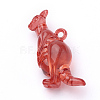 Transparent Acrylic Pendants TACR-T002-09-2