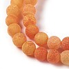 Natural Weathered Agate Beads Strands G-P414-A05-4