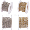 Brass Rhinestone Strass Chains CHC-BC0001-01M-7