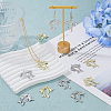 24Pcs 2 Colors Rack Plating Alloy Pendants FIND-DC0005-56-5