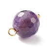 Natural Mixed Stone Charms PALLOY-JF01677-5