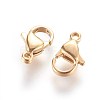 304 Stainless Steel Lobster Claw Clasps STAS-R050-12x7mm-02-2