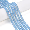 Dyed Natural White Jade Beads Strands X-G-T139-57A-05-1
