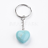 Synthetic Turquoise Keychain KEYC-F019-02Q-2