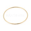 304 Stainless Steel Plain Bangles For Women BJEW-N033-02G-2