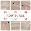 Transparent Acrylic 6 Layers Nail Polish Display Rack ODIS-UN0001-22C-3