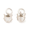 Ion Plating(IP) 304 Stainless Steel Charms Rhinestone Claw Settings X-STAS-U025-02A-S-1