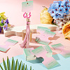 50Pcs Folding Paper Jewelry Display Cards ODIS-TA0001-07A-7