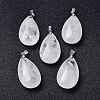 Natural Quartz Crystal Pendants X-G-D084-01P-B17-2