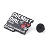 Bioscience Theme Black Zinc Alloy Brooches JEWB-C031-01D-EB-3