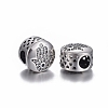 Hollow 925 Sterling Silver European Beads OPDL-L017-018TAS-2