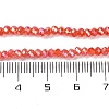 Baking Electroplate Glass Beads Strands DGLA-A039-J4mm-BM-5