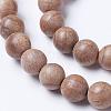Natural Wood Beads Strands WOOD-J001-02-8mm-5