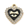 Alloy Rhinestone Pendants FIND-U026-14G-1