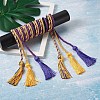 6Pcs 3 Style Polyester Tassel Big Pendant Decorations FIND-TA0001-49-4