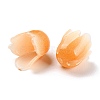 3-Petal Opaque Acrylic Bead Caps SACR-D007-08A-3