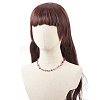 Natural Amethyst Chips Beaded Necklaces NJEW-JN04061-01-5