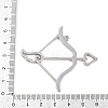 Zinc Alloy Open Back Bezel Pendants PALLOY-D580-05P-F-3