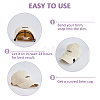 4Pcs 2 Styles Plastic Hat Brim Bender AJEW-FH0005-31-4