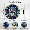 MDF Printed Wall Clock HJEW-WH0058-032-2