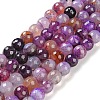 Natural Agate Beads Strands G-M437-C01-01O-2