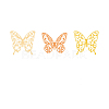 6Pcs 3 Styles Hollow Butterfly Scrapbook Paper Pads SCRA-PW0005-08A-1