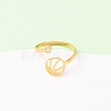 304 Stainless Steel Cuff Open Rings LS-RJEW-D337-01B-G-5