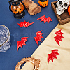 40Pcs 2 Style Demon Wing PU Leather Ornament Accessories FIND-GF0005-93A-4