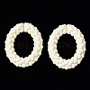 Spray Painted CCB Plastic Linking Rings CCB-Q091-011F-2