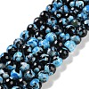 Natural Fire Crackle Agate Beads Strands G-M437-A01-01H-2