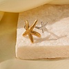 Adjustable 304 Stainless Steel Cuff Rings for Women RJEW-B135-01GP-07-1