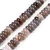 Natural Grey Agate Beads Strands G-T138-71-4