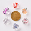 Transparent Acrylic Beads X-TACR-S154-04A-3
