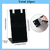 10Pcs L Shaped Acrylic Single Dangle Earring Display Stands ODIS-SC0001-07-2