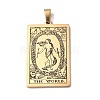 201 Stainless Steel Pendant STAS-B033-01G-21-1