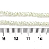 Baking Electroplate Glass Beads Strands X-DGLA-A039-J2MM-B17-4