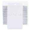 100Pcs Rectangle PP Plastic Price Tags CDIS-SP0001-39-1