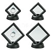 4Pcs 2 Styles Plastic 3D Floating Frame Display Holder ODIS-FS0001-02B-1
