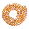 Electroplate Glass Beads Strands EGLA-A034-T6mm-L23-3