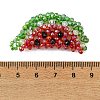 AB Color Plated Glass & Natural Black Spinel Pendants PALLOY-MZ01337-3
