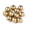 Matte Style Spray Painted Acrylic Beads X-ACRP-S669-8mm-02-1-1