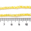Baking Electroplate Glass Beads Strands DGLA-A039-J4mm-B23-4